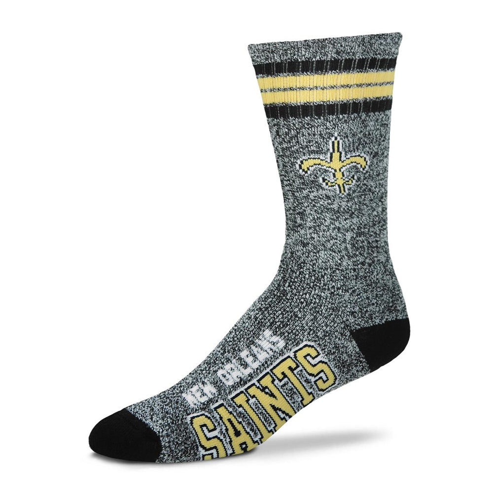 NFL New Orleans Saints For Bare Feet Marbled Socks