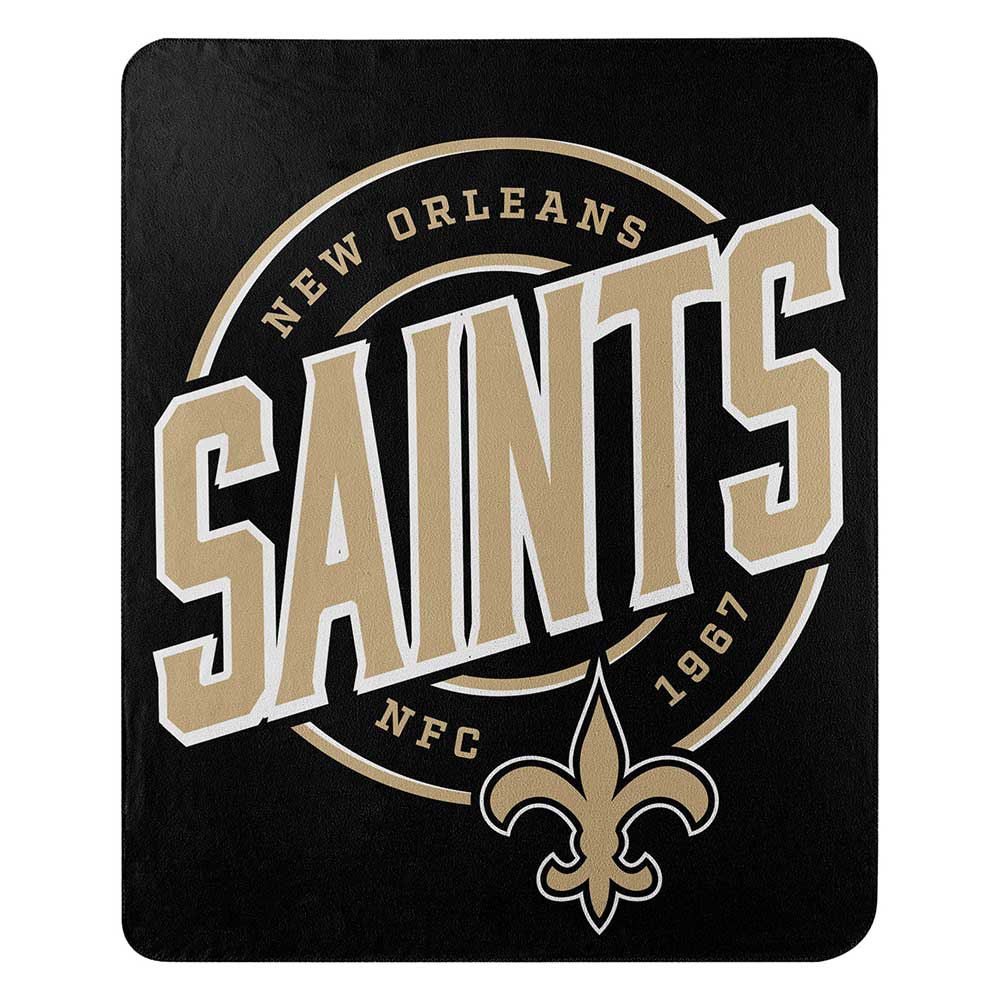 NFL New Orleans Saints Northwest 50x60 Campaign Fleece Throw