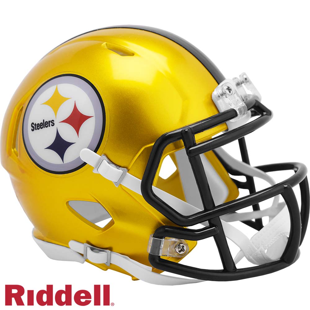 NFL Pittsburgh Steelers Riddell Flash Mini Speed Helmet