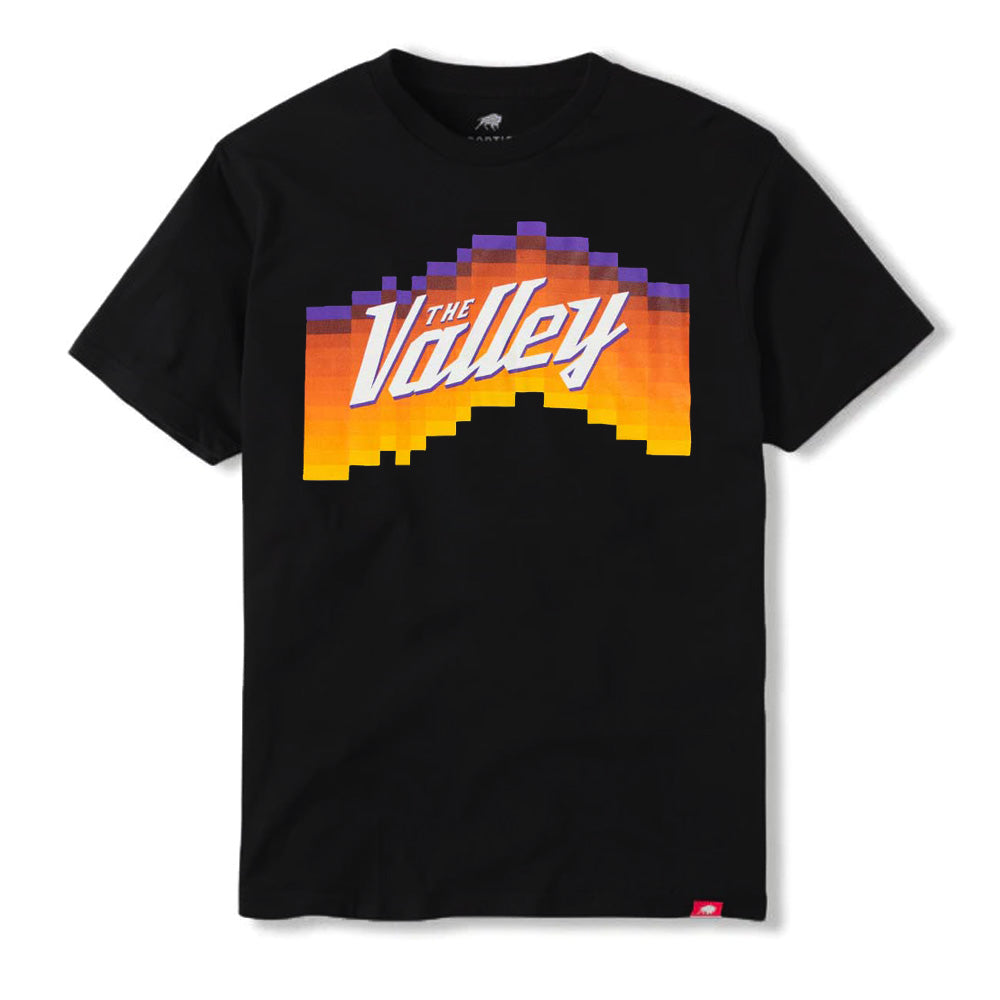 NBA Phoenix Suns Gradient Background Valley Tee - Black
