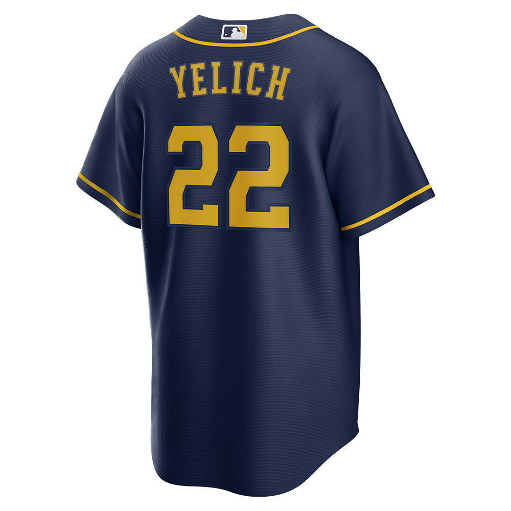 MLB Milwaukee Brewers Christian Yelich Nike Official Replica Jersey - Just Sports