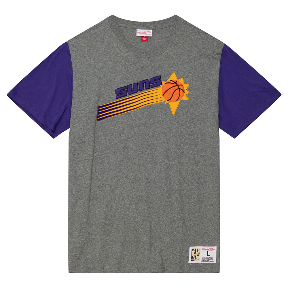 NBA Phoenix Suns Mitchell &amp; Ness Hardwood Classics Color Blocked Tee