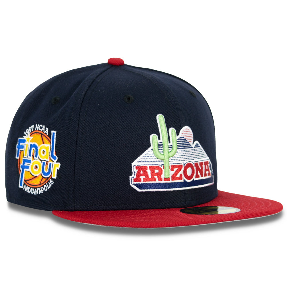 NCAA Arizona Wildcats New Era Two-Tone Vault Final Four Patch 59FIFTY Fitted