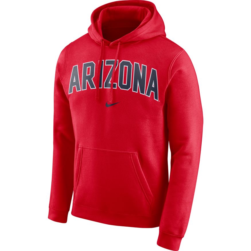 NCAA Arizona Wildcats Nike Club Arch Fleece Hoodie