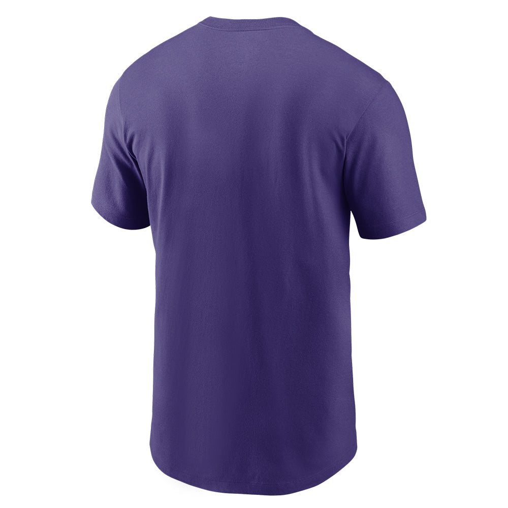 NFL Minnesota Vikings Nike Cotton Essential Logo Tee - Purple