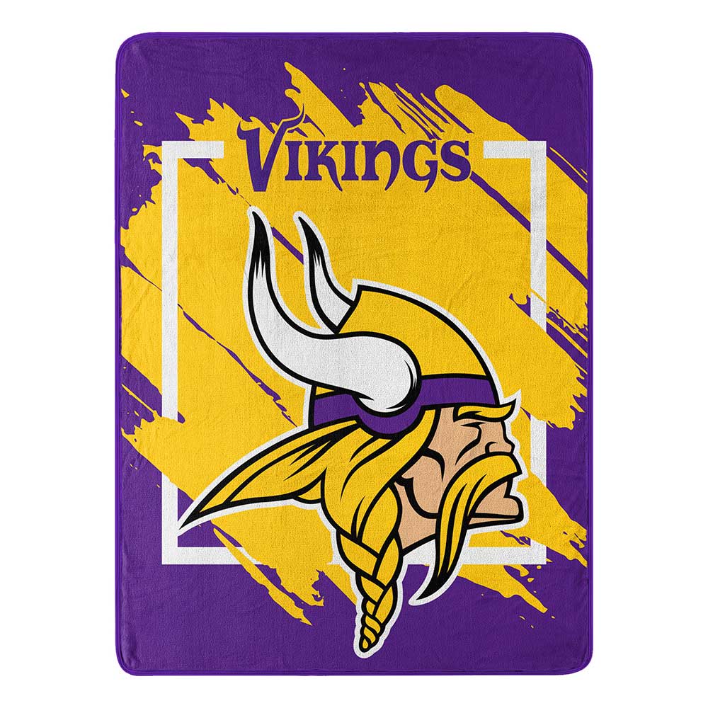 NFL Minnesota Vikings Northwest Dimensional 46x60 Super Plush Throw