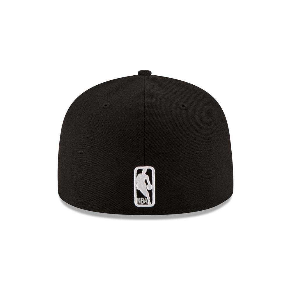 NBA Golden State Warriors New Era Black &amp; White 59FIFTY