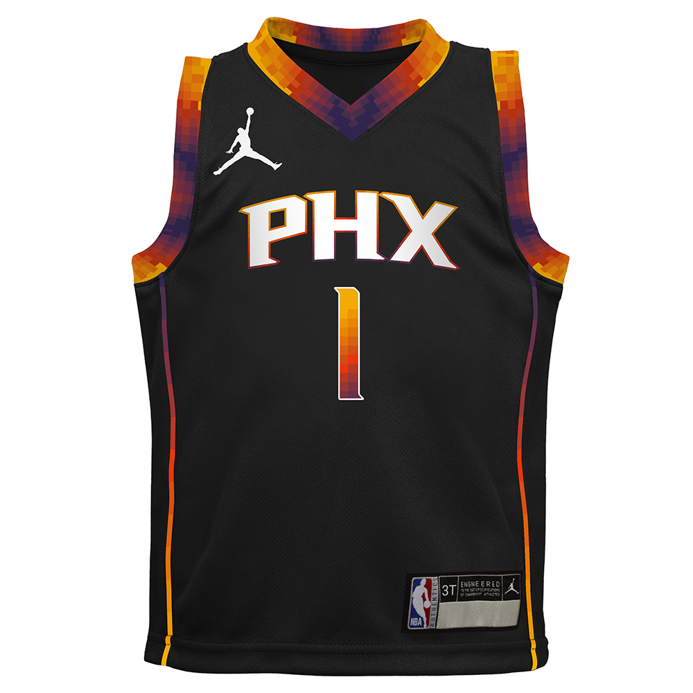 NBA Phoenix Suns Devin Booker Toddler Jordan &#39;22 Statement Edition Swingman Jersey