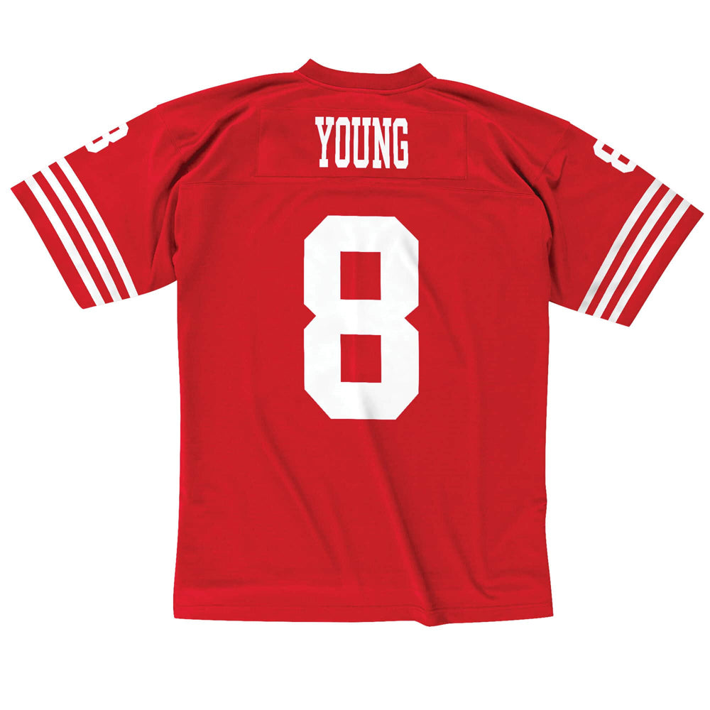 NFL San Francisco 49ers Steve Young Mitchell &amp; Ness &#39;90 Legacy Jersey - Red