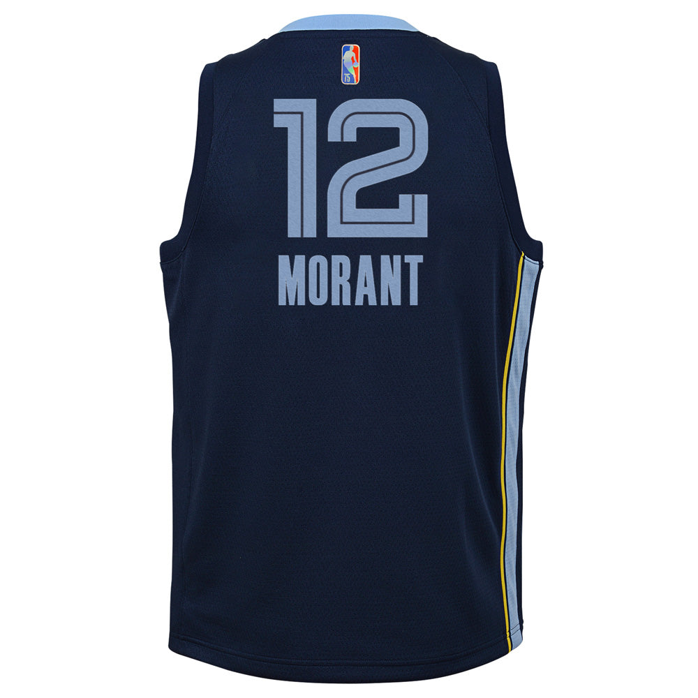 NBA Memphis Grizzlies Ja Morant Youth Nike Icon Swingman Jersey