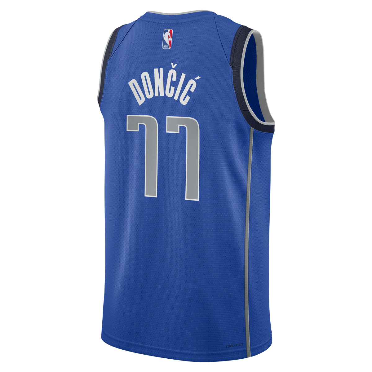 NBA Dallas Mavericks Luka Doncic Youth Nike Icon Swingman Jersey - Blue