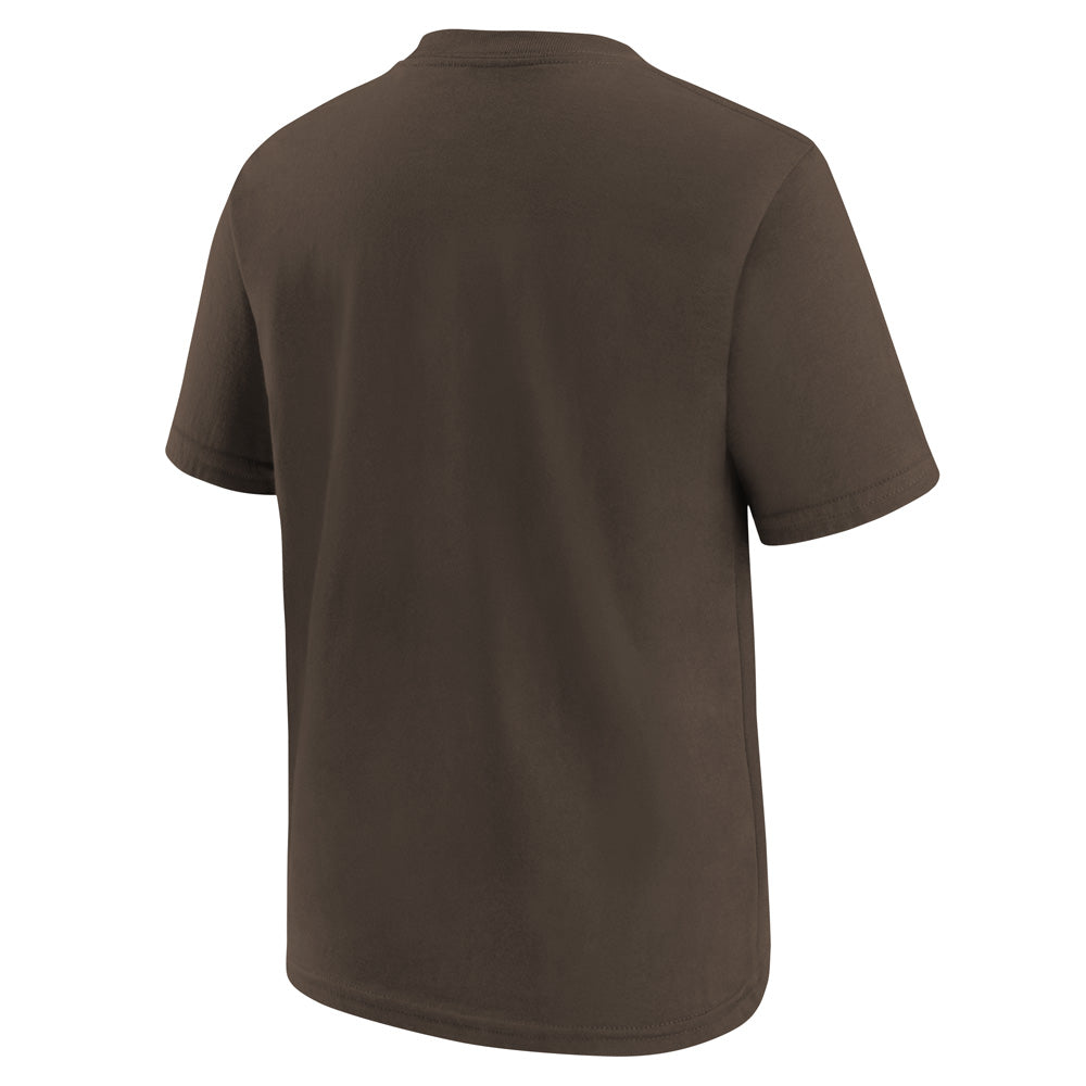 MLB San Diego Padres Kids Nike Large Logo T-Shirt - Brown