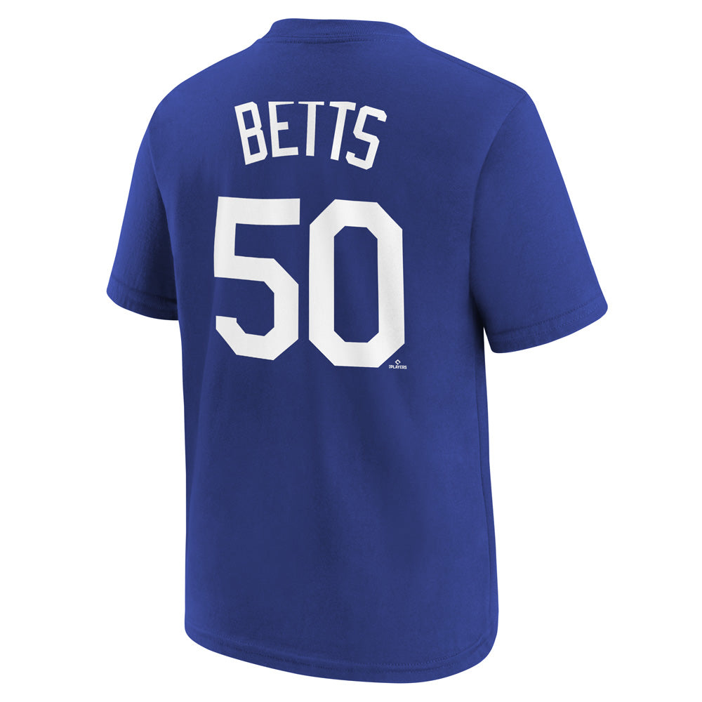 MLB Los Angeles Dodgers Mookie Betts Youth Nike Name &amp; Number Tee