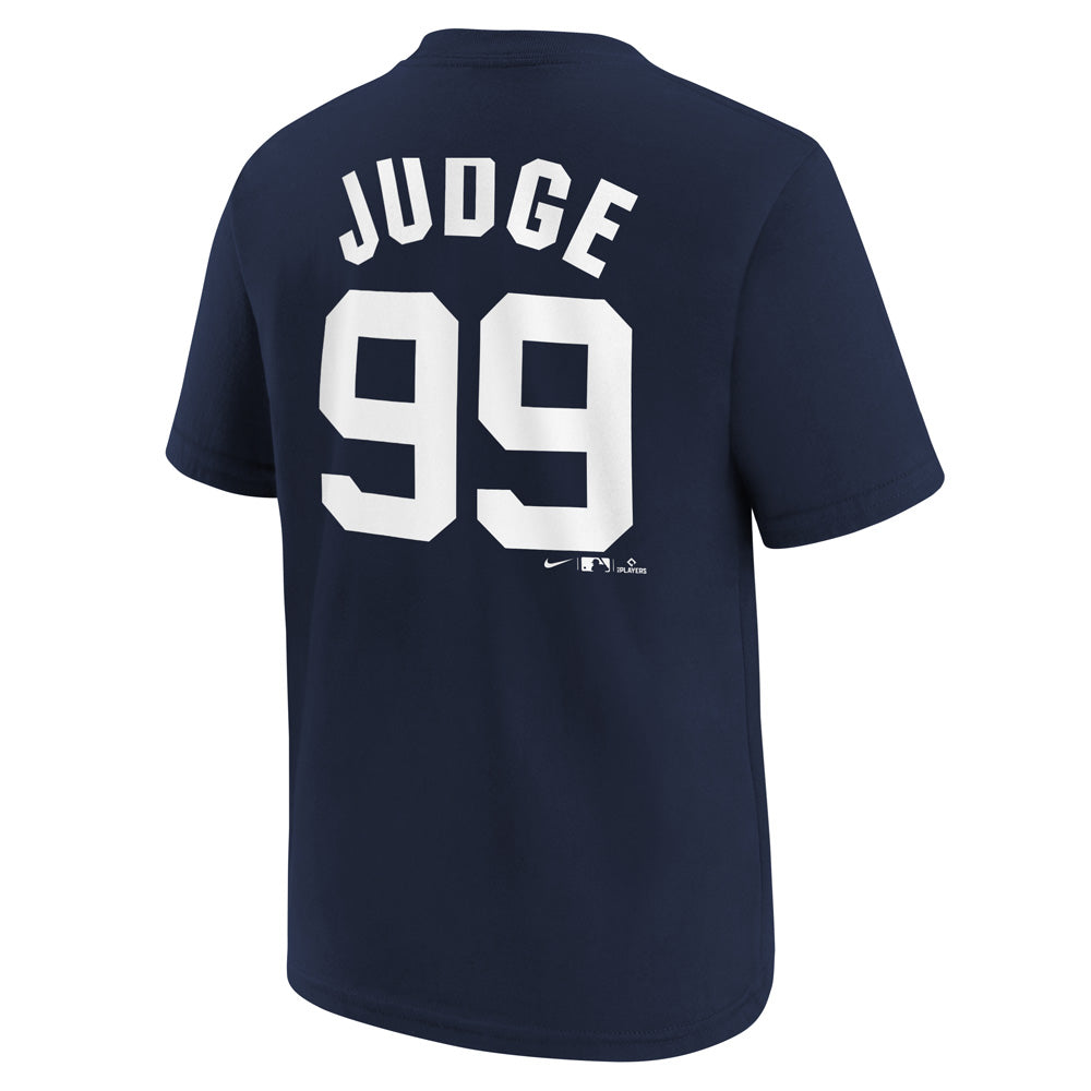 MLB New York Yankees Aaron Judges Youth Nike Name &amp; Number Tee - Just Sports