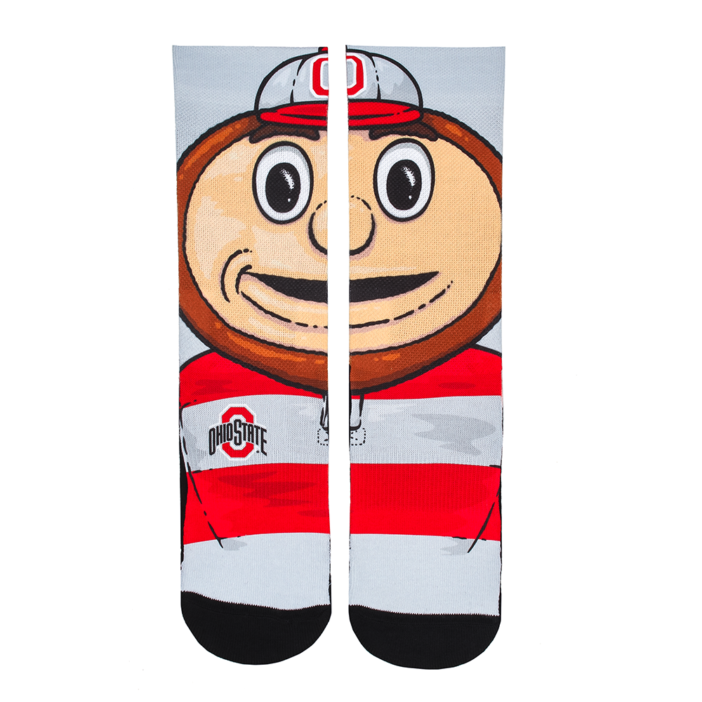 NCAA Ohio State Buckeyes Rock em Split Face Sock