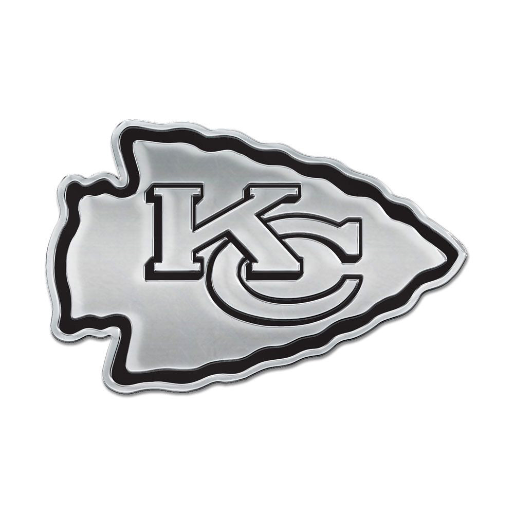 NFL Kansas City Chiefs WinCraft Chrome Auto Emblem